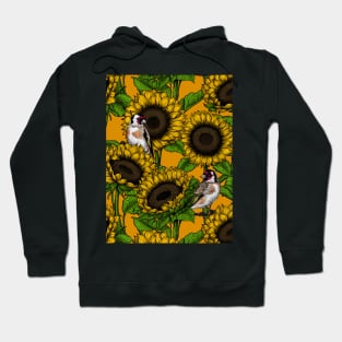 Sunflowers and goldfinches 3 Hoodie